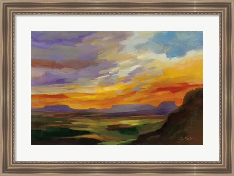 Framed Sonoran Desert Sunset Print