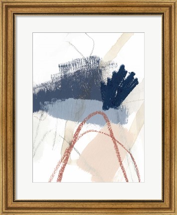 Framed Blue Shuffle III Print