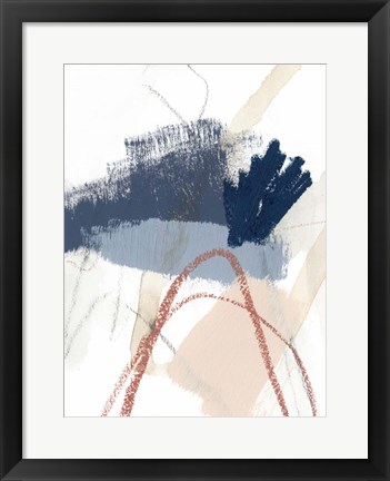 Framed Blue Shuffle III Print