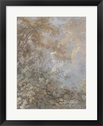 Framed Forest Fresco I Print