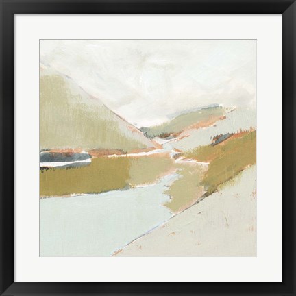 Framed Fading Valley II Print