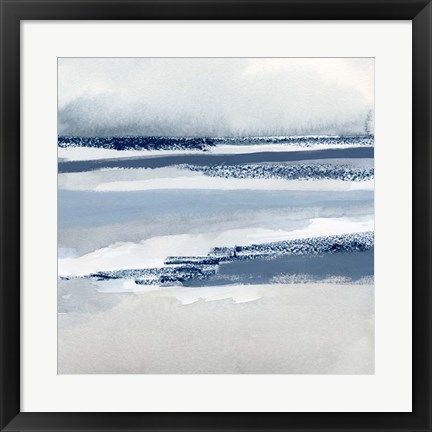 Framed Beach Stripes II Print