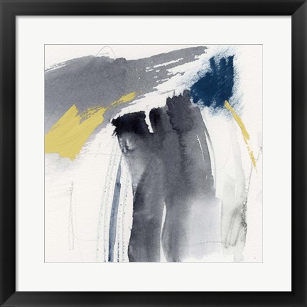 Framed Lemon and Indigo IV Print