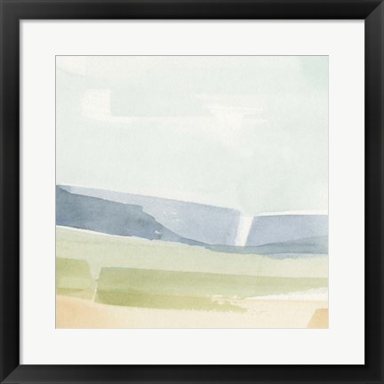 Framed Pastel Slopes II Print