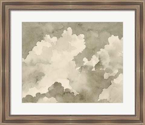 Framed Antique Sky I Print