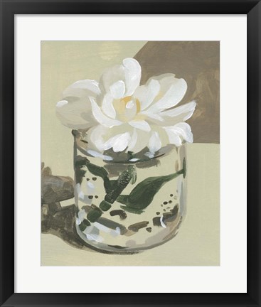 Framed Neutral Bloom I Print