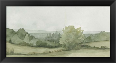 Framed Vintage Landscape Sketch II Print