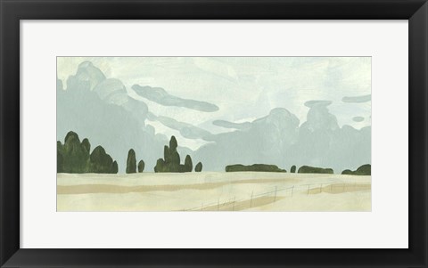 Framed Farmland Study I Print