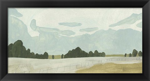 Framed Farmland Study II Print