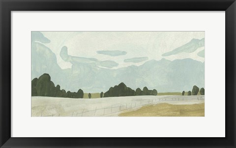 Framed Farmland Study II Print