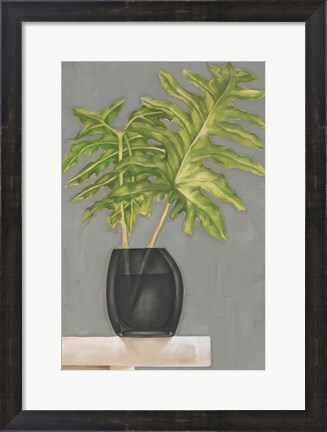 Framed Frond in Vase II Print