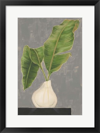 Framed Frond in Vase III Print