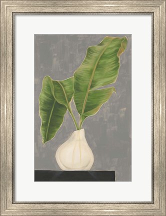 Framed Frond in Vase III Print