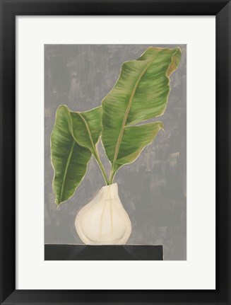 Framed Frond in Vase III Print