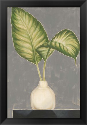 Framed Frond in Vase IV Print