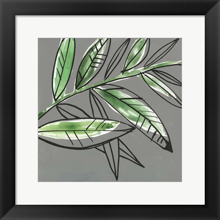 Framed Tropic Botanicals I Print