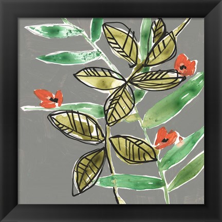 Framed Tropic Botanicals V Print