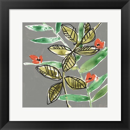 Framed Tropic Botanicals V Print