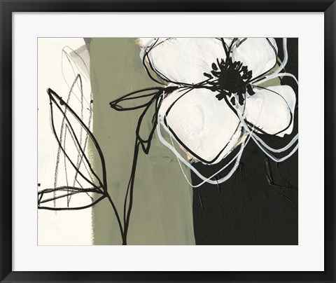 Framed Floral Synergy IV Print