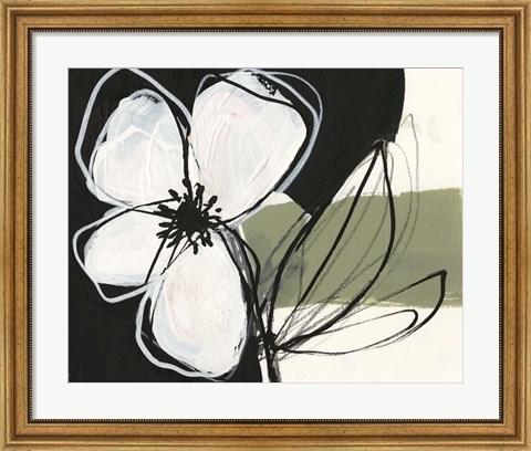 Framed Floral Synergy VI Print