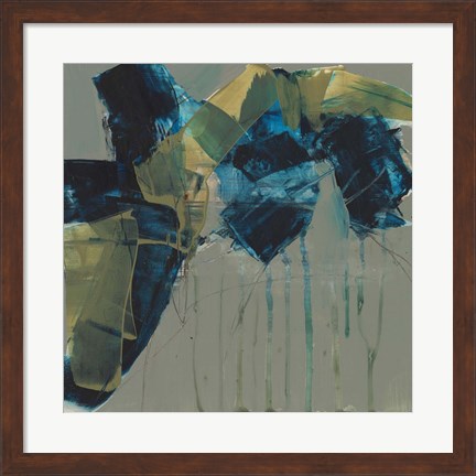 Framed Deconstructed Blues I Print