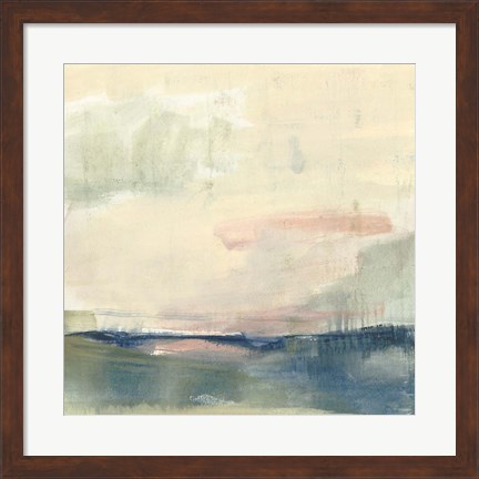 Framed Coastline Vignette II Print