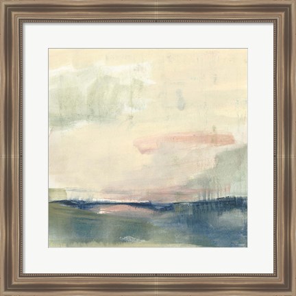 Framed Coastline Vignette II Print