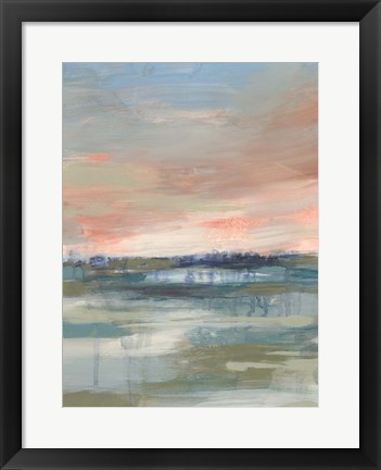 Framed Vast Marsh I Print