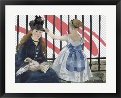 Framed Masked Masters (Waiting At the Station) Print