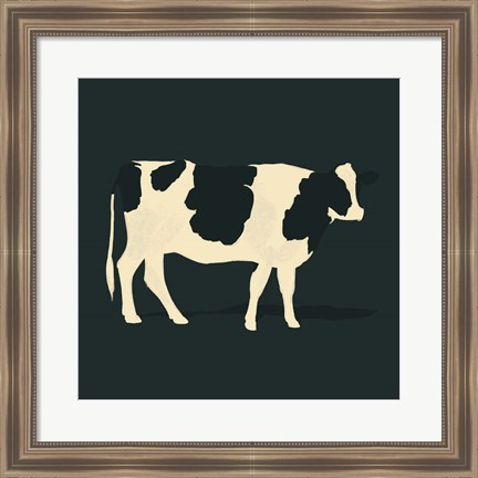 Framed Refined Holstein III Print