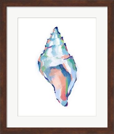 Framed Pop Shell Study IV Print