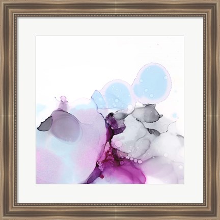 Framed Fluid Magenta II Print