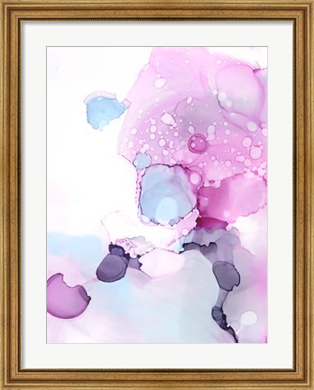 Framed Fluid Magenta IV Print