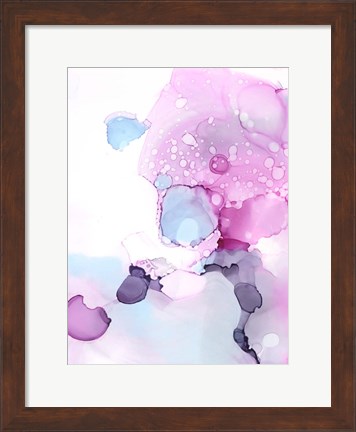 Framed Fluid Magenta IV Print