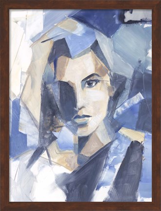 Framed Cubist Glamour II Print