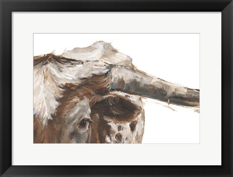 Framed Steer Clear II Print