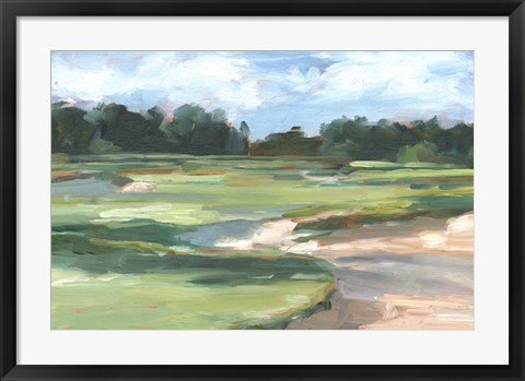 Framed Golf Course Study II Print