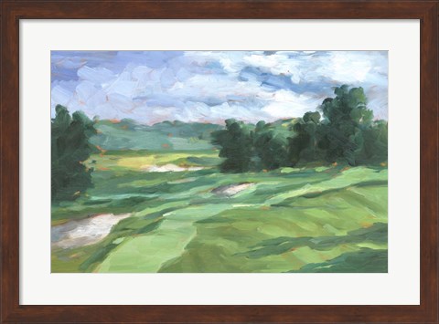 Framed Golf Course Study IV Print