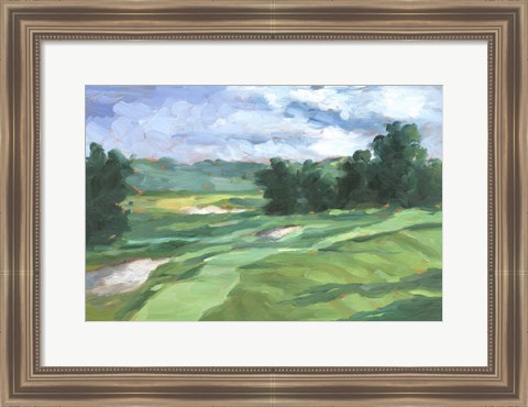 Framed Golf Course Study IV Print