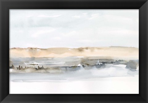 Framed Marsh Dunes I Print