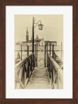 Framed Vintage Venice II Print