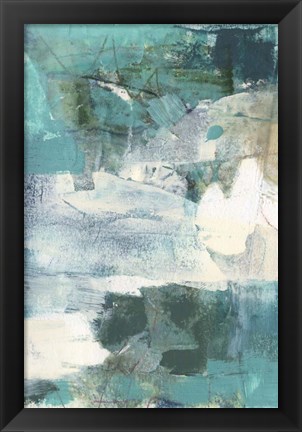 Framed Terrene Abstract I Print