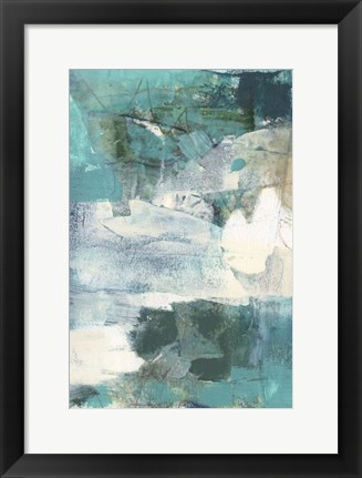 Framed Terrene Abstract I Print