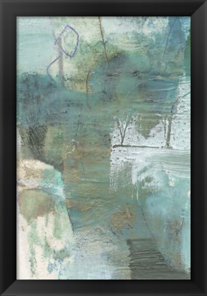 Framed Terrene Abstract V Print