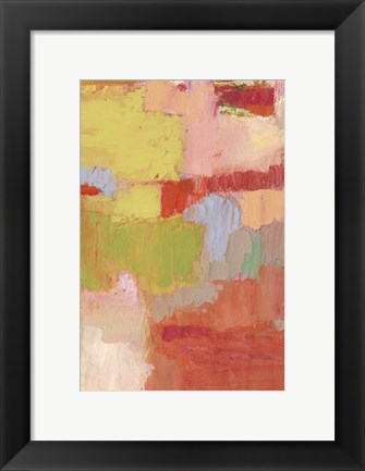 Framed Bright Costa II Print