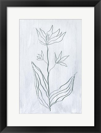 Framed Milkweeds III Print