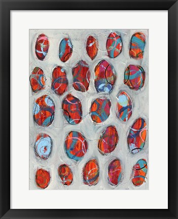 Framed Abstract Circles II Print