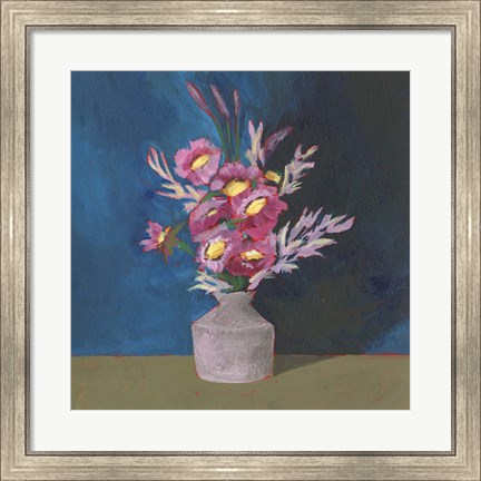 Framed Cottage Bouquet II Print