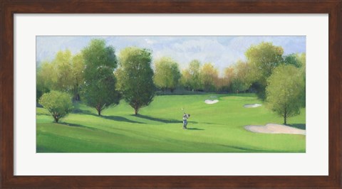 Framed Fairway Shot I Print