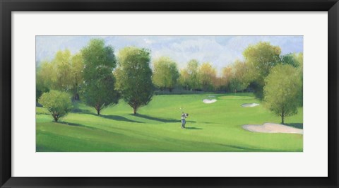 Framed Fairway Shot I Print